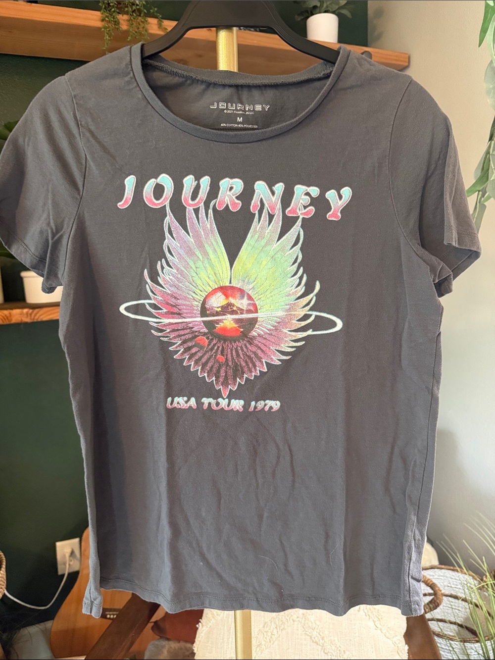 Journey Graphic Tee - Black - Size M